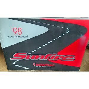1998 Pontiac Sunfire Owners Manual User Guide Good Condition
